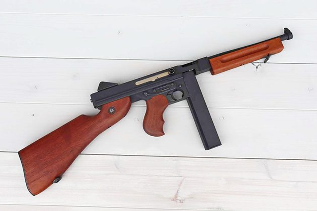 トンプソンとスコーピオン用 木製ストック&グリップ