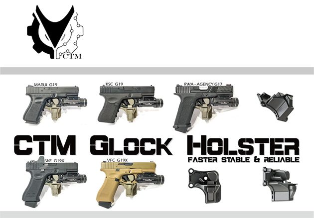 CTM Airsoft製Glock Holster